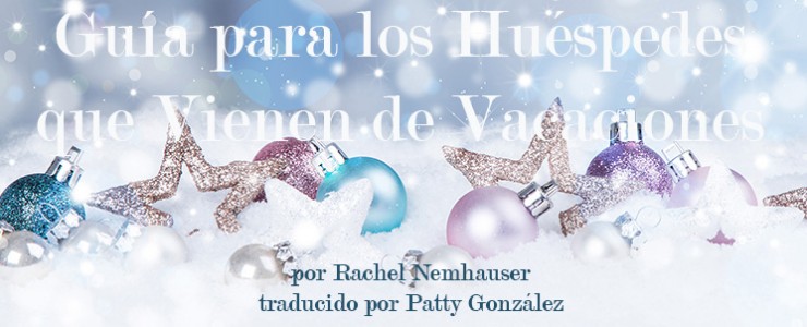 holiday background with blue baubles,snow and snowflakes.